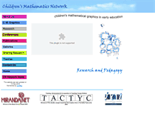 Tablet Screenshot of childrens-mathematics.net